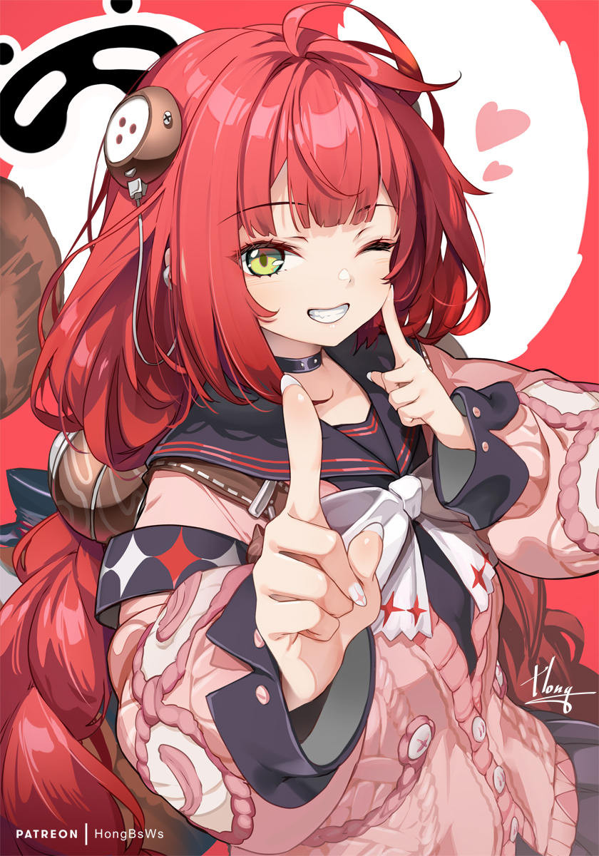 ukinami yuzuha (zenless zone zero) drawn by hong_(white_spider)