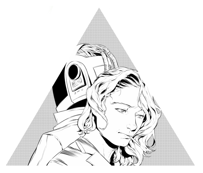 guy-manuel de homem-christo (daft punk) drawn by jotman