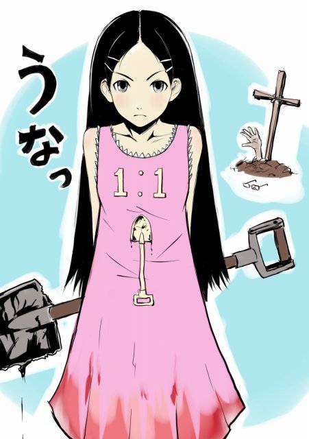 kitsu chiri (sayonara zetsubou sensei) drawn by ina_(gokihoihoi)