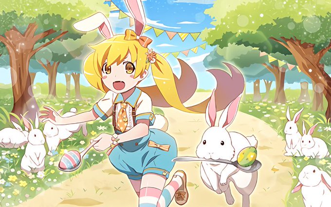 oshino shinobu (monogatari and 1 more) drawn by watanabe_akio
