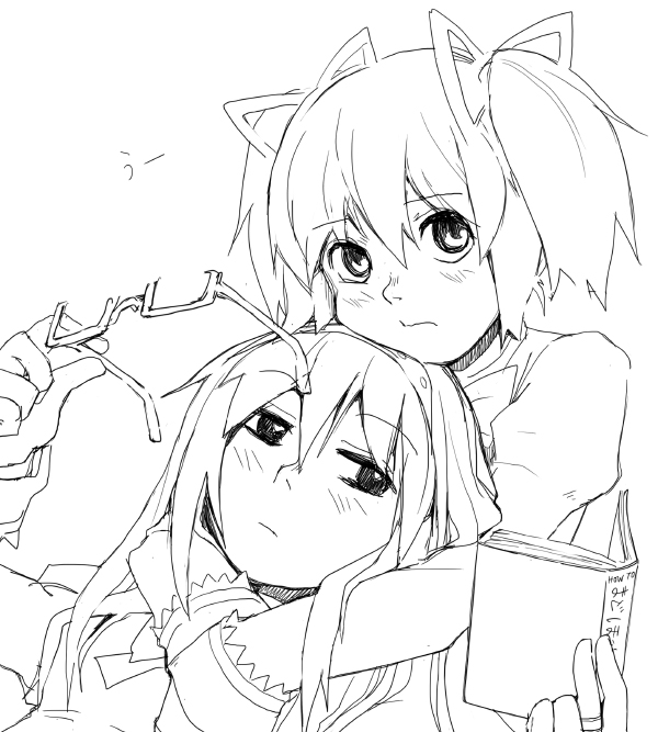 akemi homura and kaname madoka (mahou shoujo madoka magica) drawn by silverxp