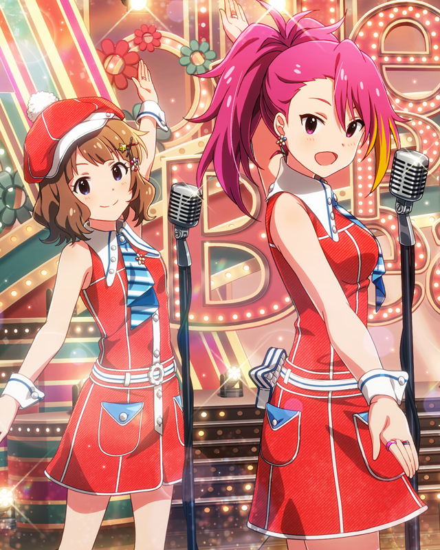 suou momoko and maihama ayumu (idolmaster and 2 more)