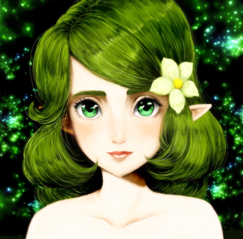 saria (the legend of zelda and 1 more) drawn by mokotoko