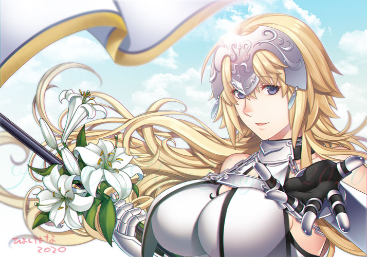 jeanne d'arc (fate and 2 more) drawn by hiyoshi_hana