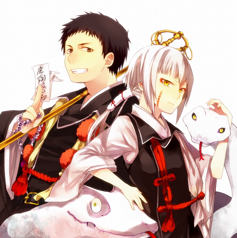 shima juuzou and houjou mamushi (ao no exorcist) drawn by sanae_(satansanae)