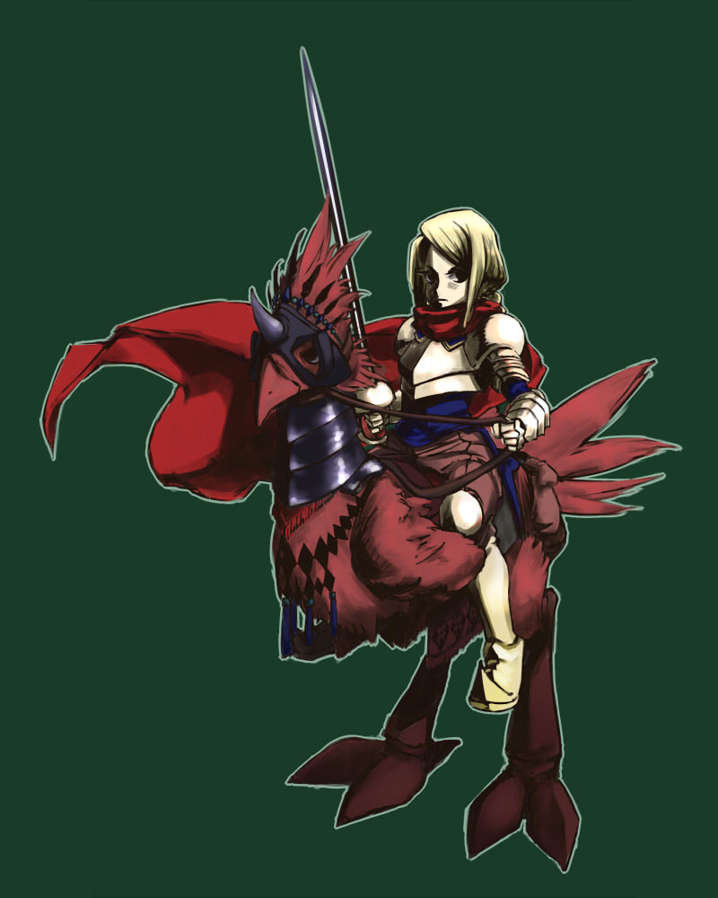 agrias oaks (final fantasy and 1 more) drawn by ramii