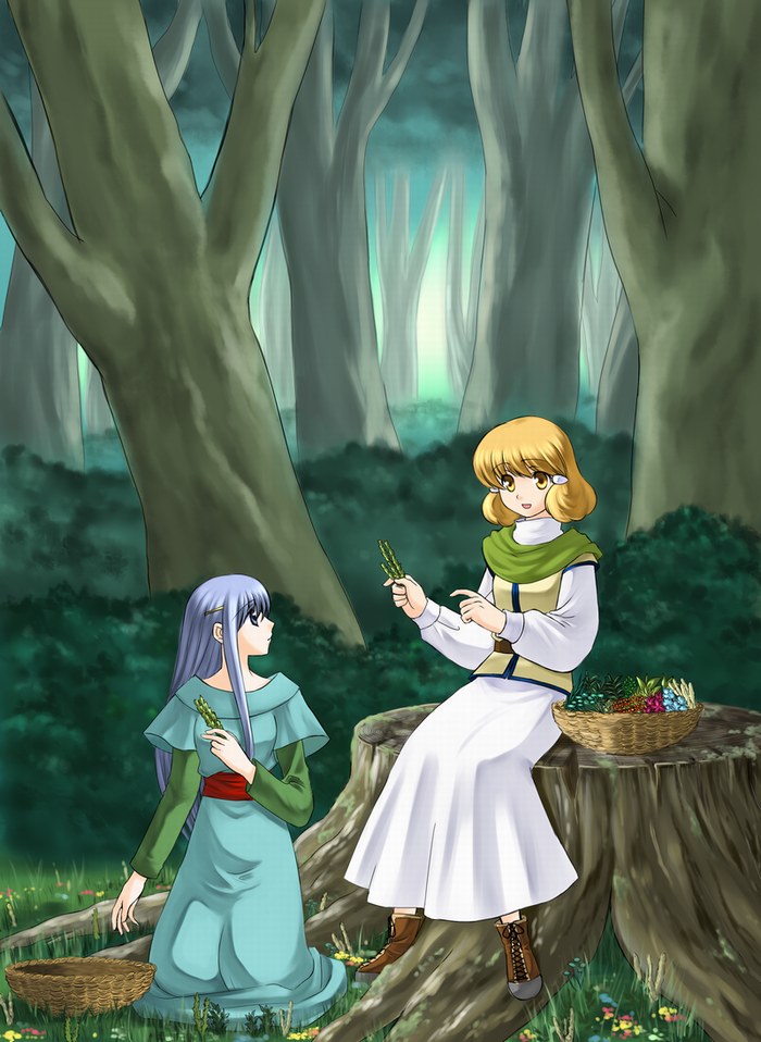 julia and lana (fire emblem and 1 more) drawn by bo_(774berry)