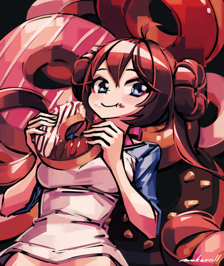 rosa (pokemon and 1 more) drawn by makaroll
