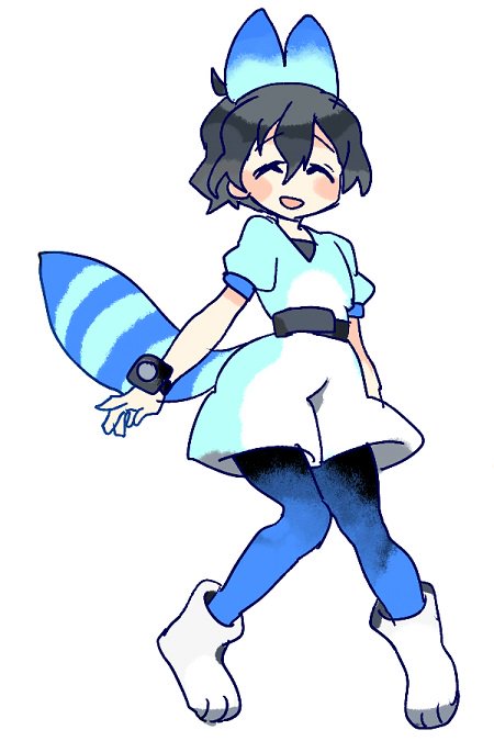 kaban and lucky beast (kemono friends) drawn by wagiyabosa_jirou