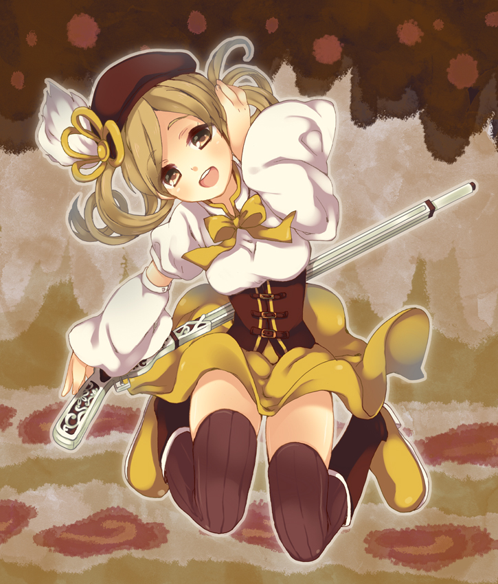 tomoe mami (mahou shoujo madoka magica) drawn by maki_(natoriumu)