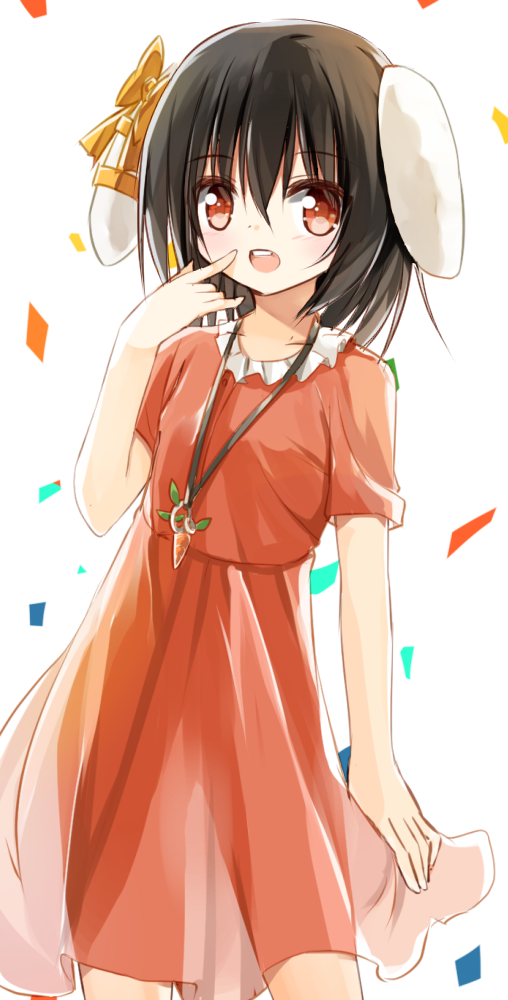 inaba tewi (touhou) drawn by yuuhagi_(amaretto-no-natsu)