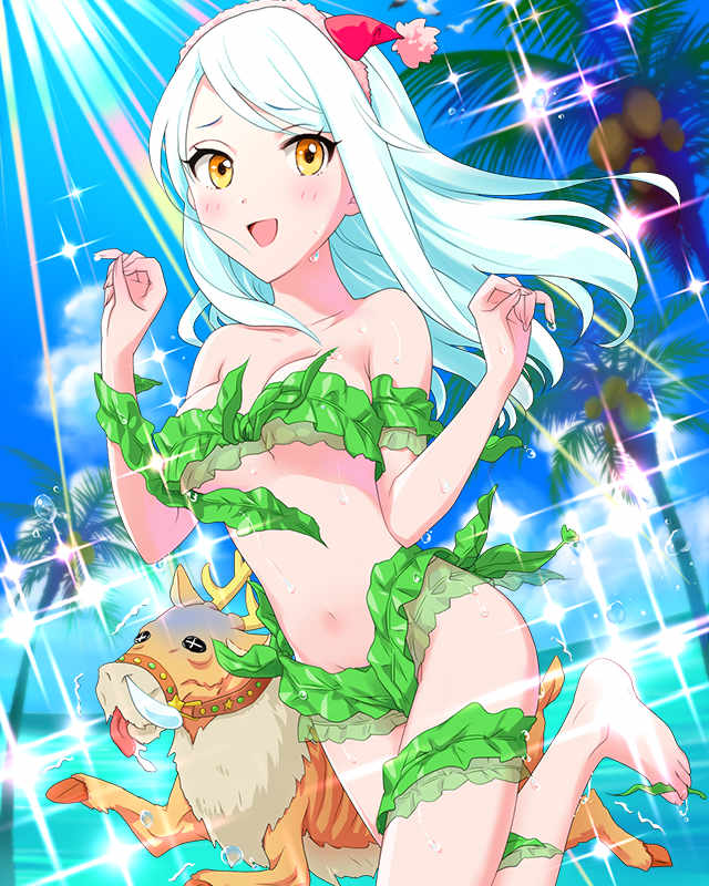 eve santaclaus and blitzen (idolmaster and 1 more)