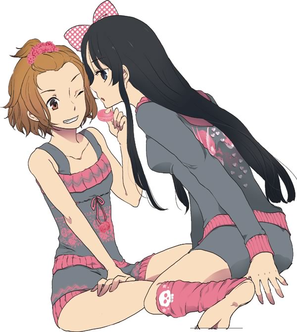 akiyama mio and tainaka ritsu (k-on!) drawn by sarasa_misa