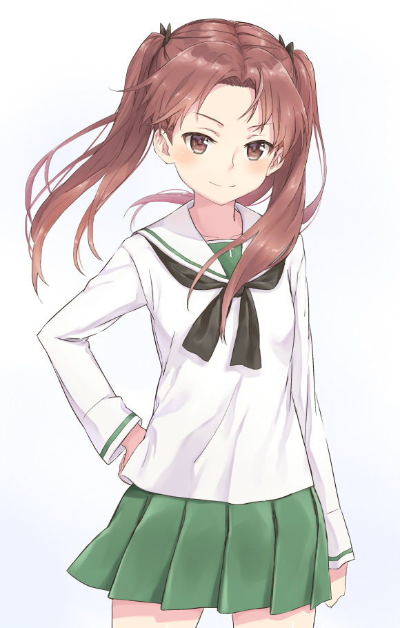 kadotani anzu (girls und panzer) drawn by shikou_sakugo_(qqap9gt9k)