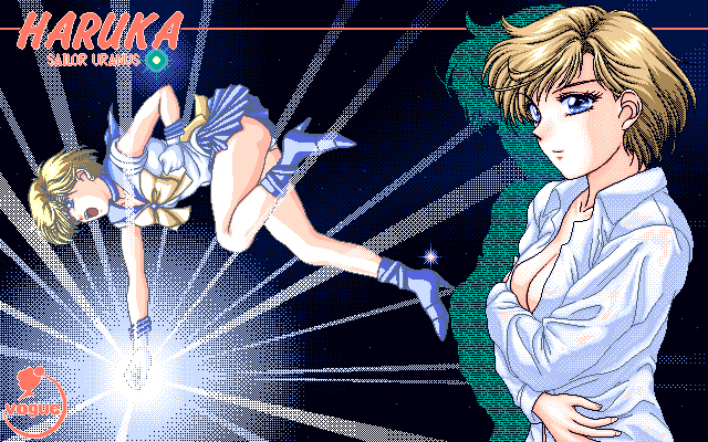 ten'ou haruka and sailor uranus (bishoujo senshi sailor moon) drawn by vogue