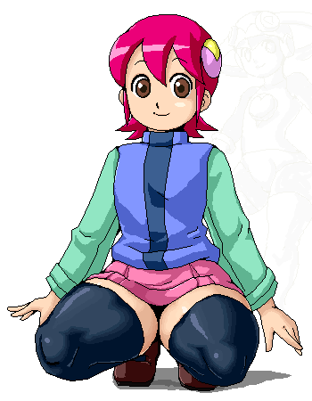 mayl sakurai (mega man and 1 more) drawn by isu