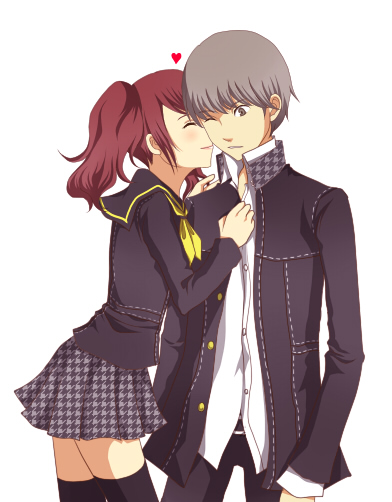 narukami yu and kujikawa rise (persona and 1 more) drawn by chisa_(koimo)