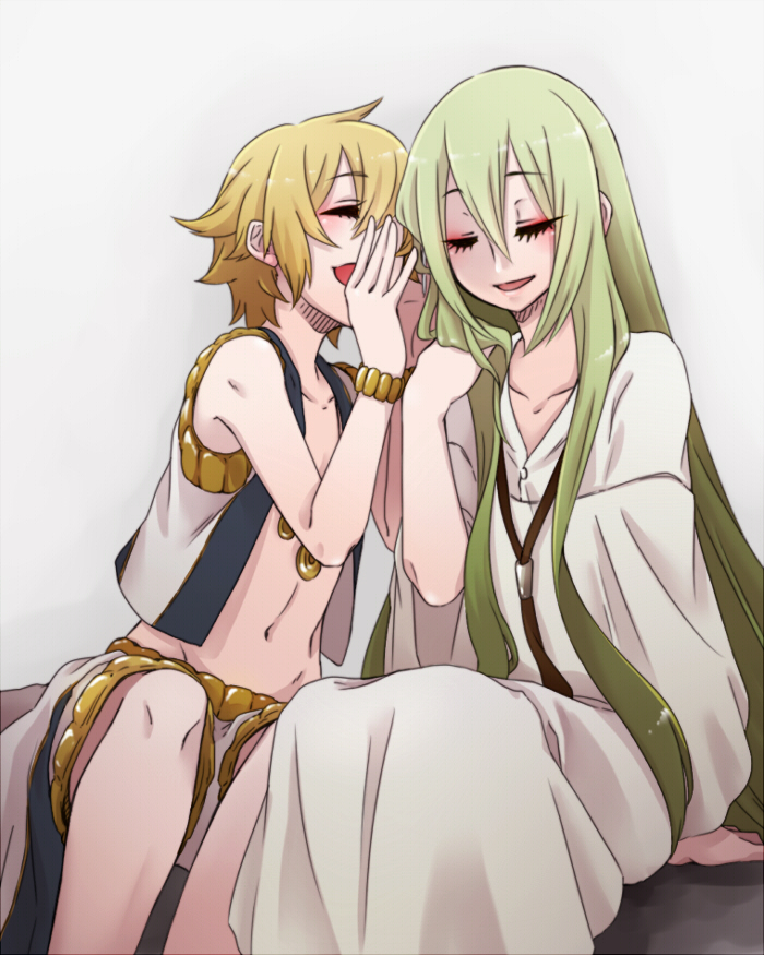 gilgamesh, enkidu, and child gilgamesh (fate and 2 more) drawn by kalanchoe_xxxx