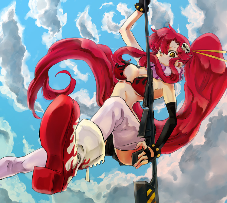 yoko littner (tengen toppa gurren lagann) drawn by hoshino_hitsuki