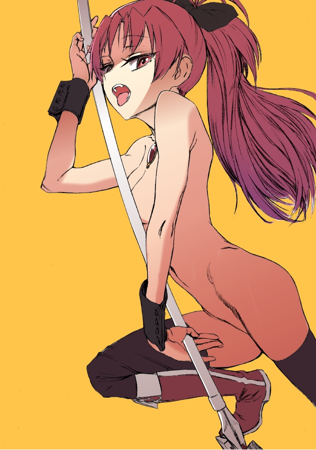 sakura kyoko (mahou shoujo madoka magica) drawn by danaka