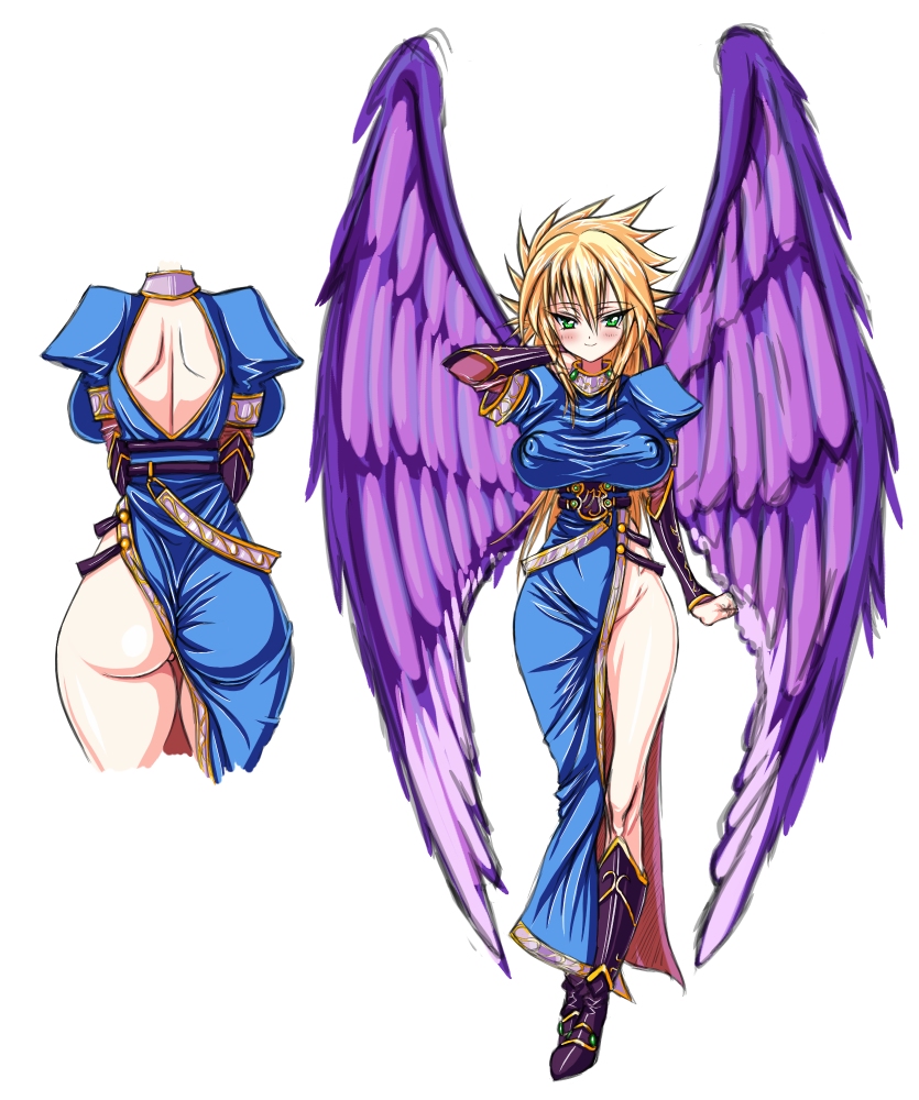 nina (breath of fire and 1 more) drawn by inagaki