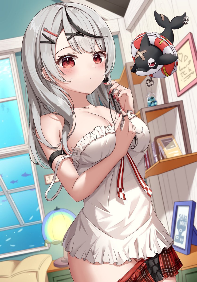 sakamata chloe and inu (hololive) drawn by kag_tsukimi
