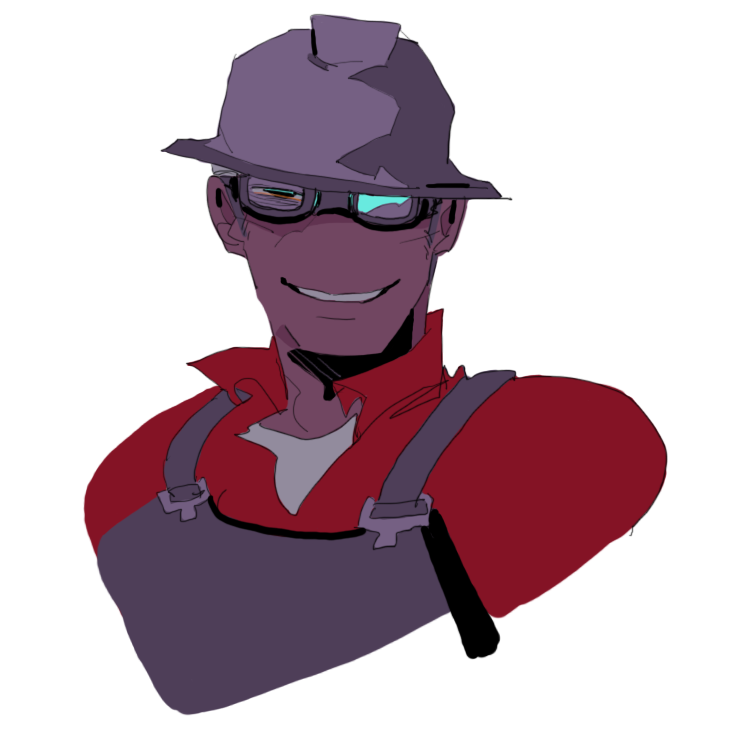 engineer and red engineer (team fortress 2) drawn by 22_(tak_ja)