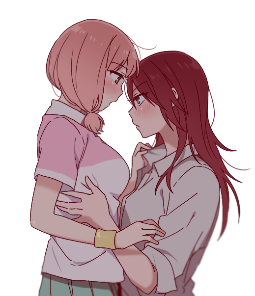 uehara himari and udagawa tomoe (bang dream!) drawn by re_ghotion