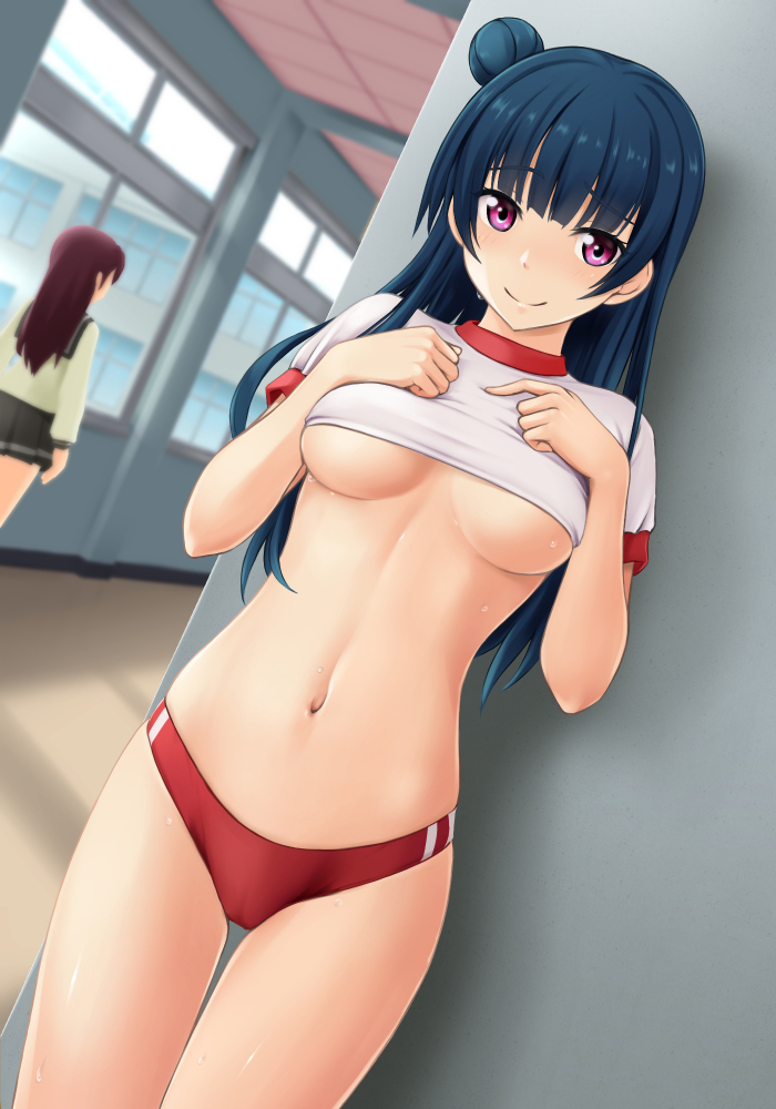 tsushima yoshiko (love live! and 1 more) drawn by nonaka_ritsu