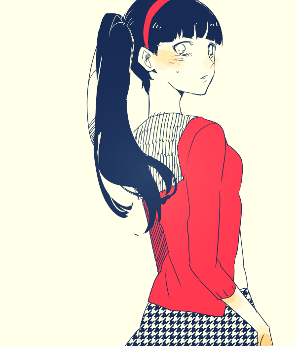 amagi yukiko (persona and 1 more) drawn by acubee