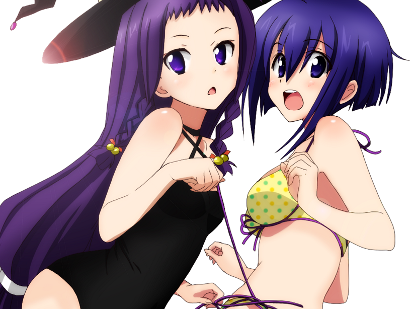 miyazaki nodoka and ayase yue (mahou sensei negima!) drawn by kiiro