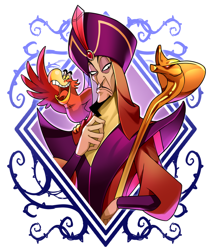 jafar and iago (aladdin) drawn by kyo-hei_(kyouhei)