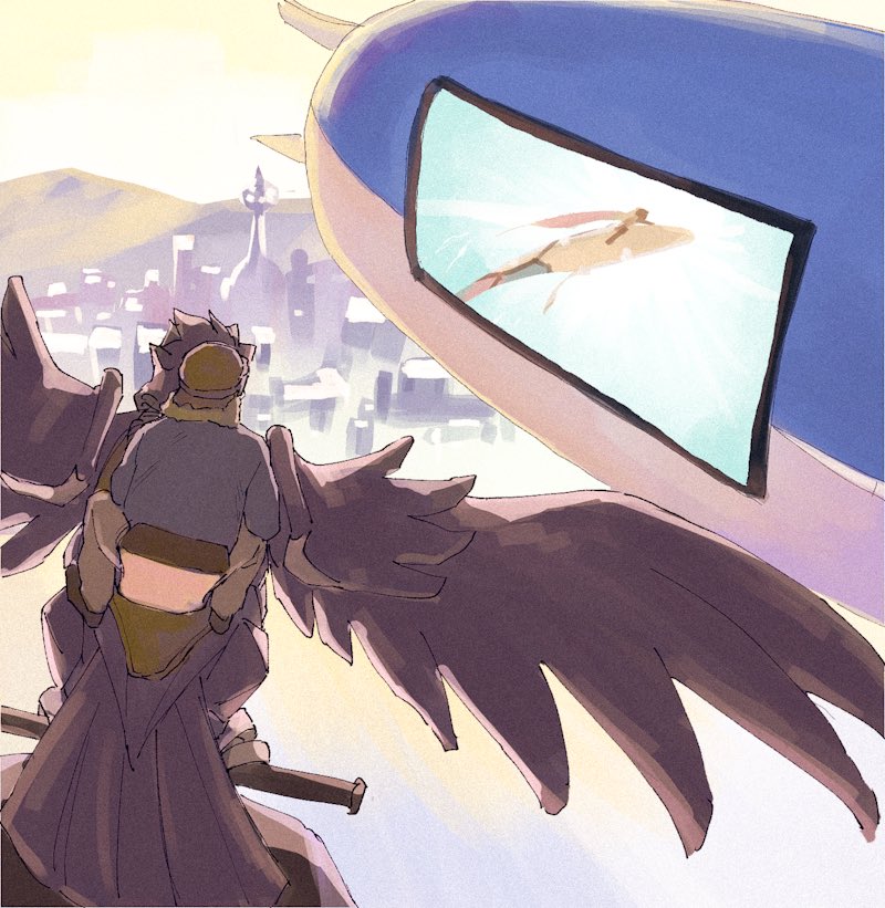 milotic, corviknight, and cabbie (pokemon and 1 more) drawn by p-40_(tukinosita-de)