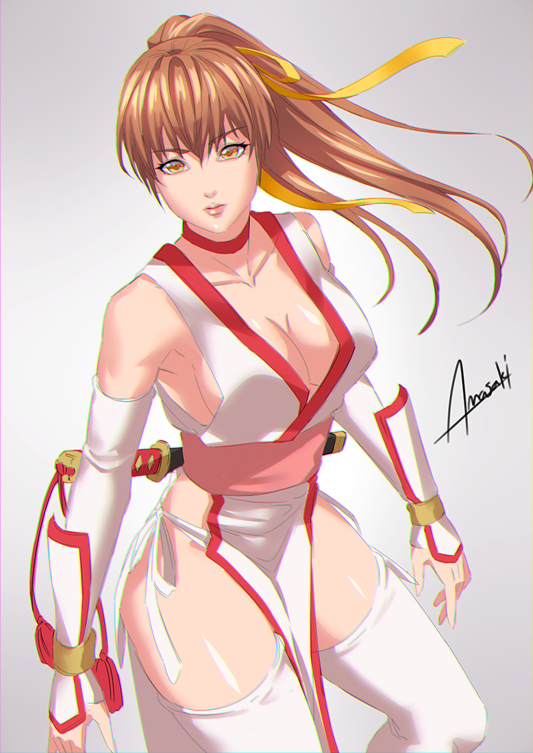 kasumi (dead or alive) drawn by amasaki_yusuke
