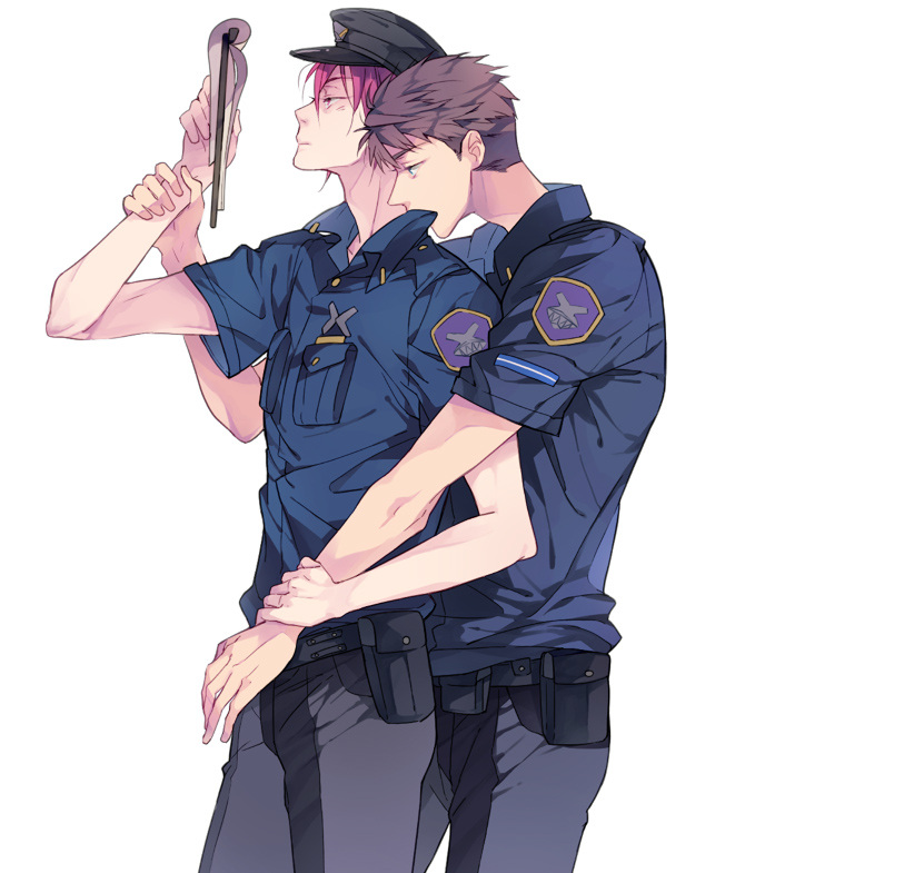 matsuoka rin and yamazaki sousuke (free!) drawn by suien_(pipe9)