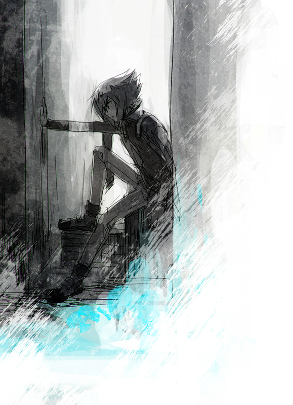 yuki judai (yu-gi-oh! and 1 more) drawn by moribuden