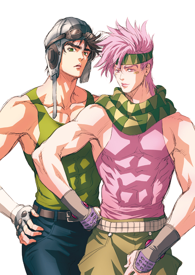 joseph joestar and caesar anthonio zeppeli (jojo no kimyou na bouken and 1 more) drawn by kurenai_karasu
