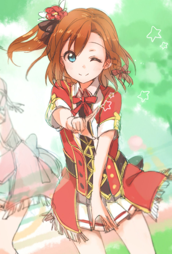 kosaka honoka (love live! and 1 more) drawn by kirisawa_saki