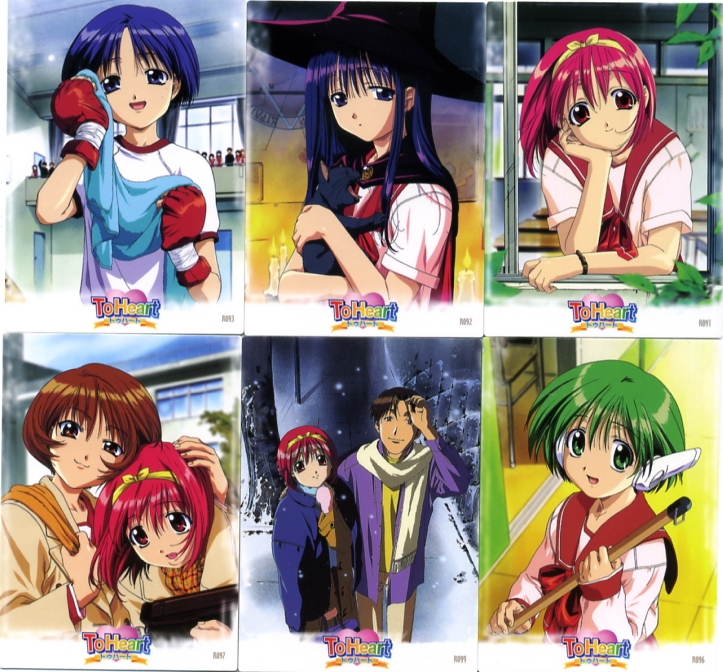 multi, kamigishi akari, kurusugawa serika, nagaoka shiho, matsubara aoi, and 1 more (to heart)