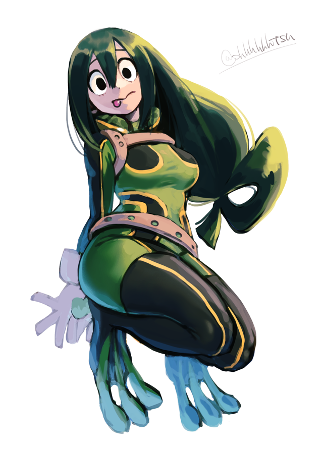 asui tsuyu (boku no hero academia) drawn by ohhhhhhtsu