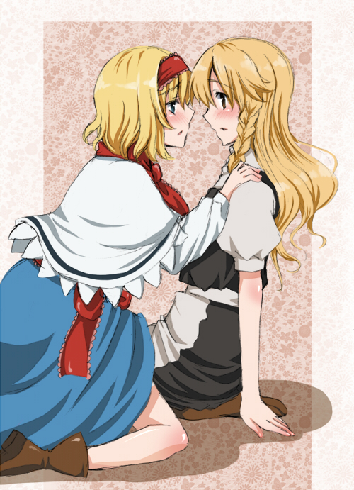 kirisame marisa and alice margatroid (touhou) drawn by tottoto_tomekichi