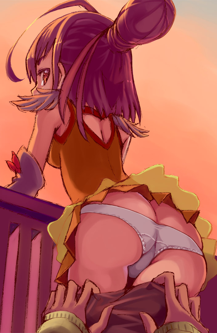 hino akane and cure sunny (precure and 1 more) drawn by potepote