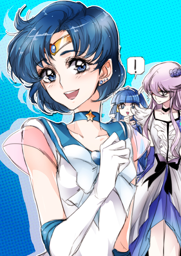 aoki reika, mizuno ami, sailor mercury, tsukikage yuri, cure beauty, and 4 more (precure and 3 more) drawn by tima