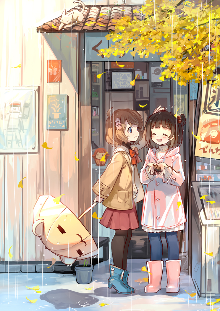 suou momoko and nakatani iku (idolmaster and 1 more) drawn by kinoshita_neko