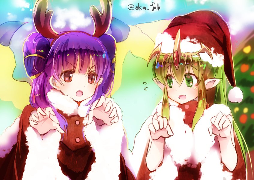 tiki and myrrh (fire emblem and 3 more) drawn by oka_(umanihiki)
