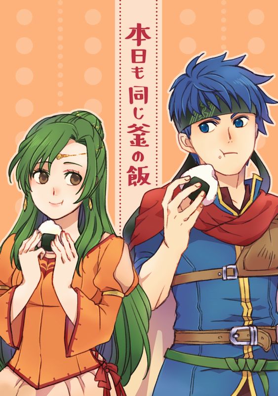 ike and elincia ridell crimea (fire emblem and 1 more) drawn by rotte_(rororotte)