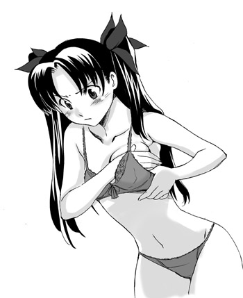 tohsaka rin (fate and 1 more) drawn by inue_shinsuke