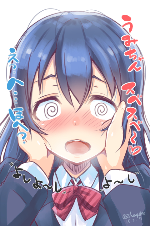 sonoda umi (love live! and 1 more) drawn by muneshiro_(hitsuji_kikaku)
