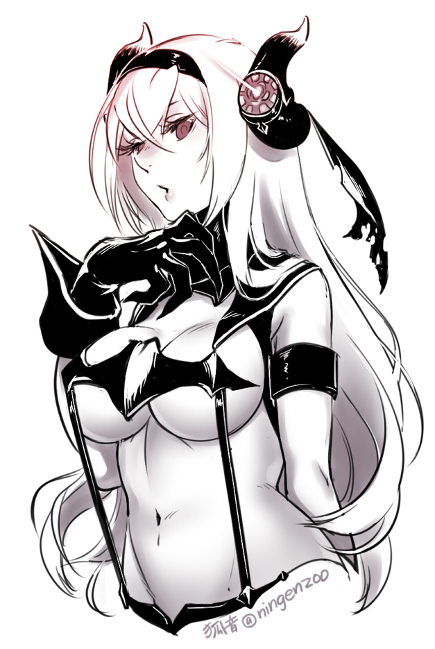 air defense princess (kantai collection) drawn by ko-on_(ningen_zoo)