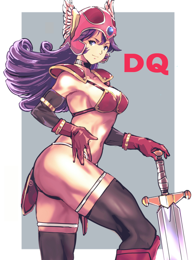 warrior (dragon quest and 1 more) drawn by kamisimo_90